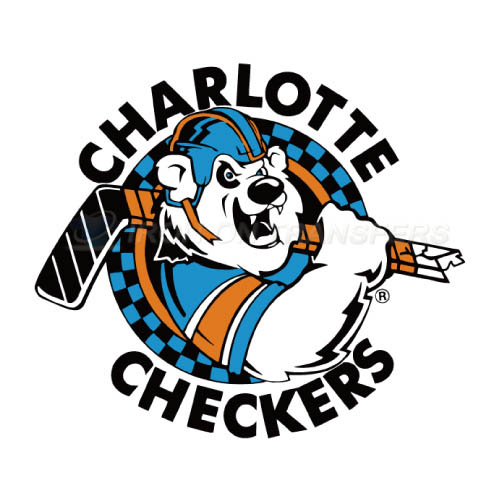 Charlotte Checkers Iron-on Stickers (Heat Transfers)NO.8991